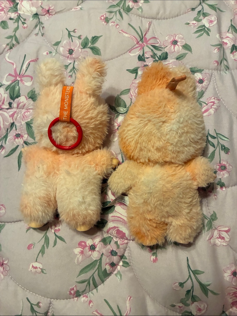 The Monster Plush Toy set of 2 - Peach Fluffy Stuffed Animals, Pop Mart - Picture 6 of 7